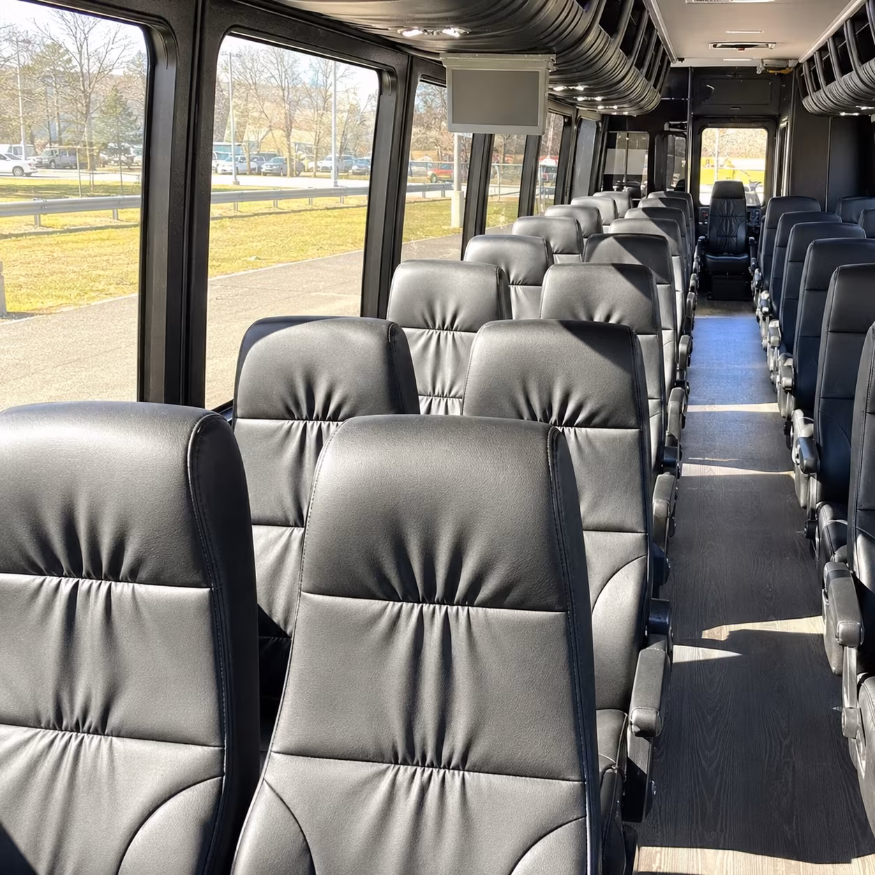 25 passenger minibus interior