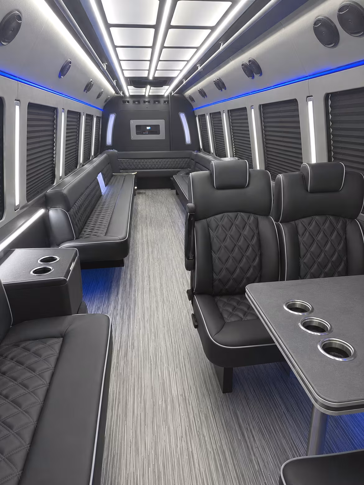 thousand oaks 25 passenger party bus inside